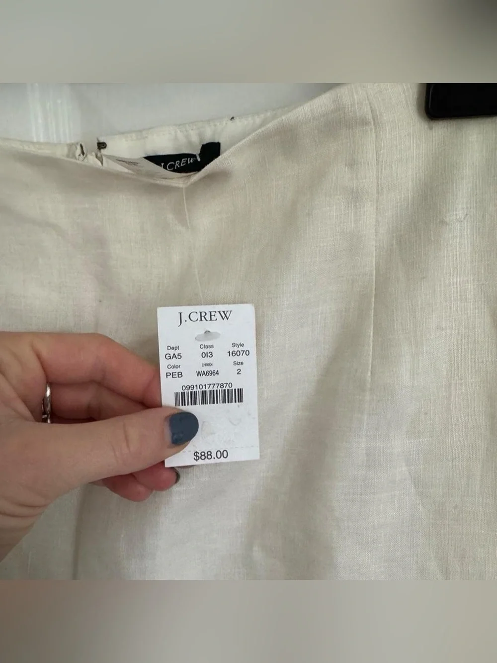 J.Crew Linen Ombre Skirt